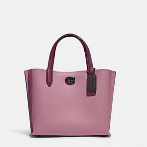 Coach Willow Tote 24 in Violet Orchid